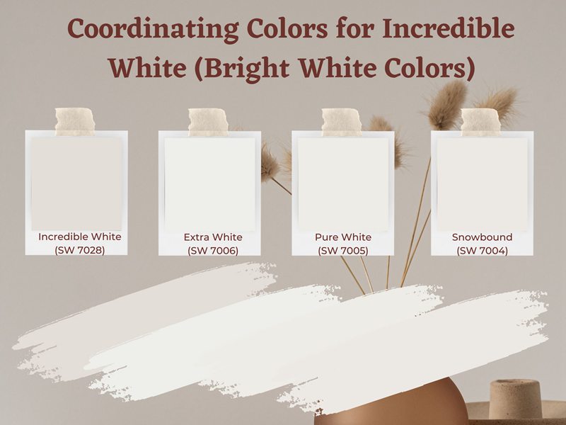 Coordinating Colors for Incredible White (Bright White Colors)