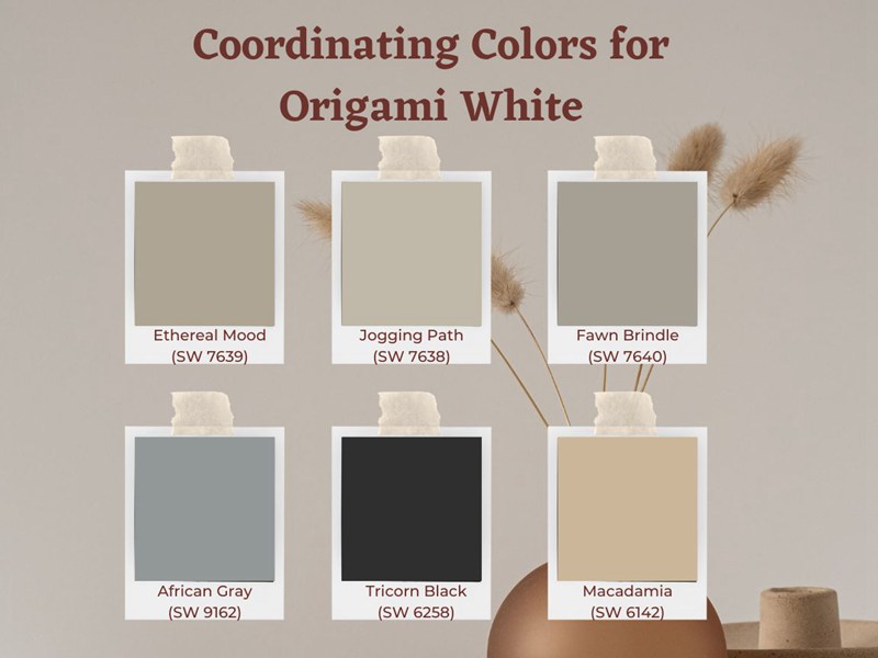 Coordinating Colors for Origami White