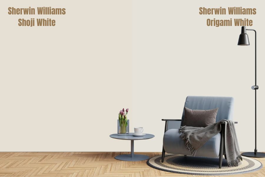 Origami White Vs Sherwin Williams Shoji White