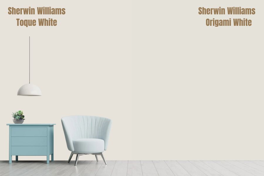 Origami White Vs Sherwin Williams Toque White