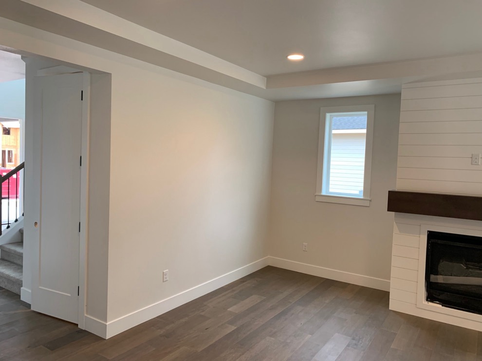 Origami White walls with Pure White Trim