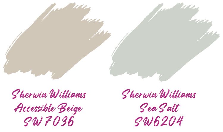 Sherwin Williams Sea Salt (Palette, Coordinating & Inspirations)