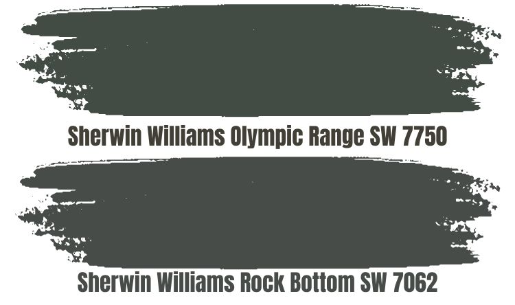 Rock Bottom SW 7062 VS Olympic Range SW 7750