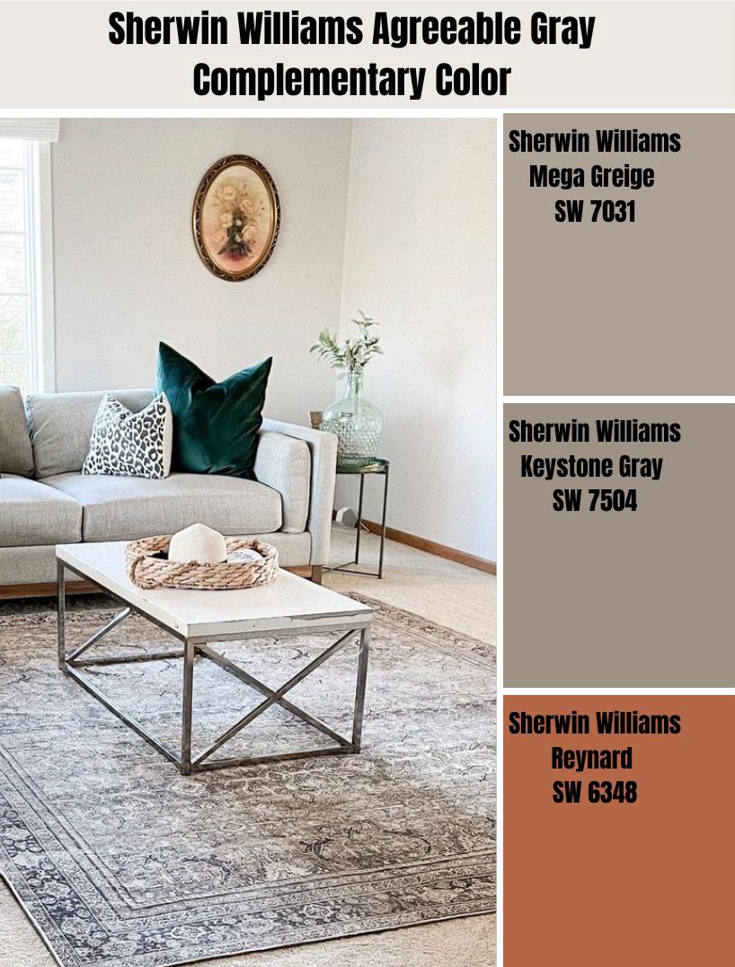 Sherwin Williams Agreeable Gray Complementary Color