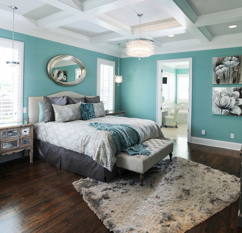 Sherwin Williams Copen Blue Bedroom01