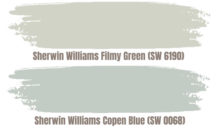Sherwin Williams Filmy Green (SW 6190)