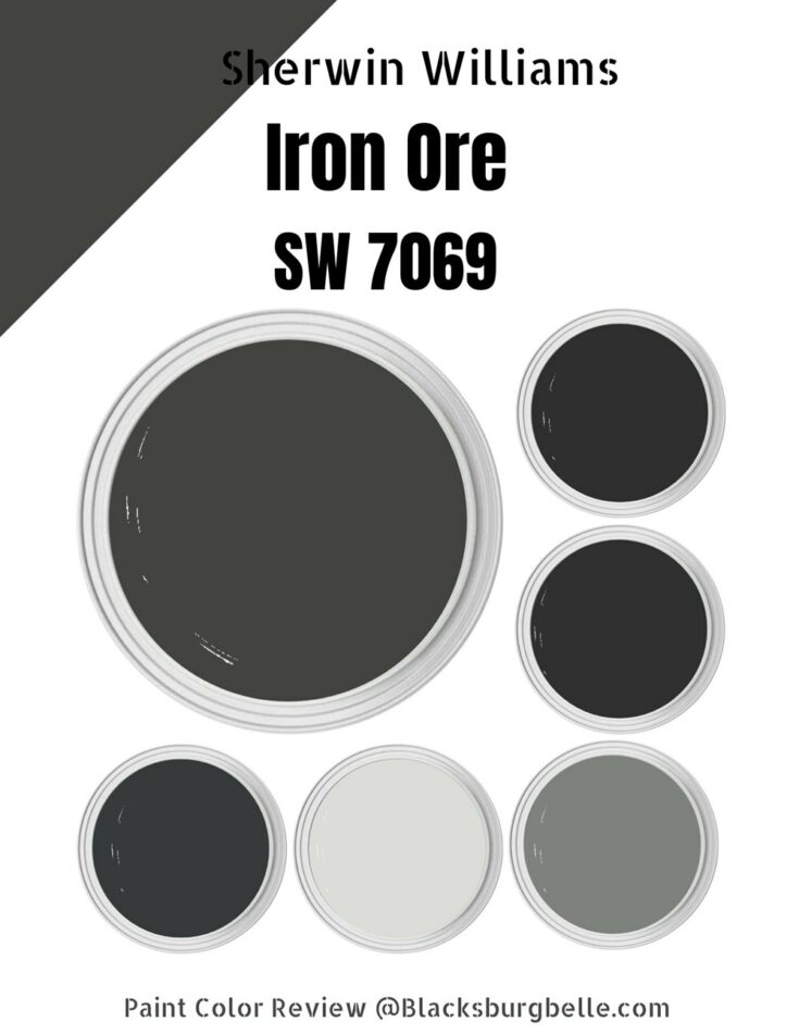 Sherwin williams iron ore palette coordinating inspirations 