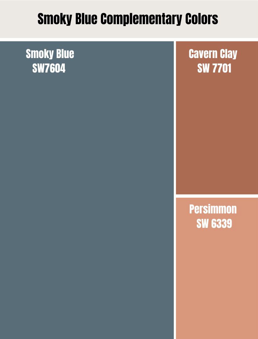 Smoky Blue Complementary Colors