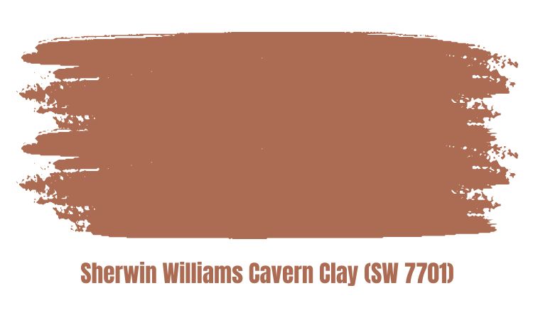 What Color is Sherwin Williams Cavern Clay (SW 7701)