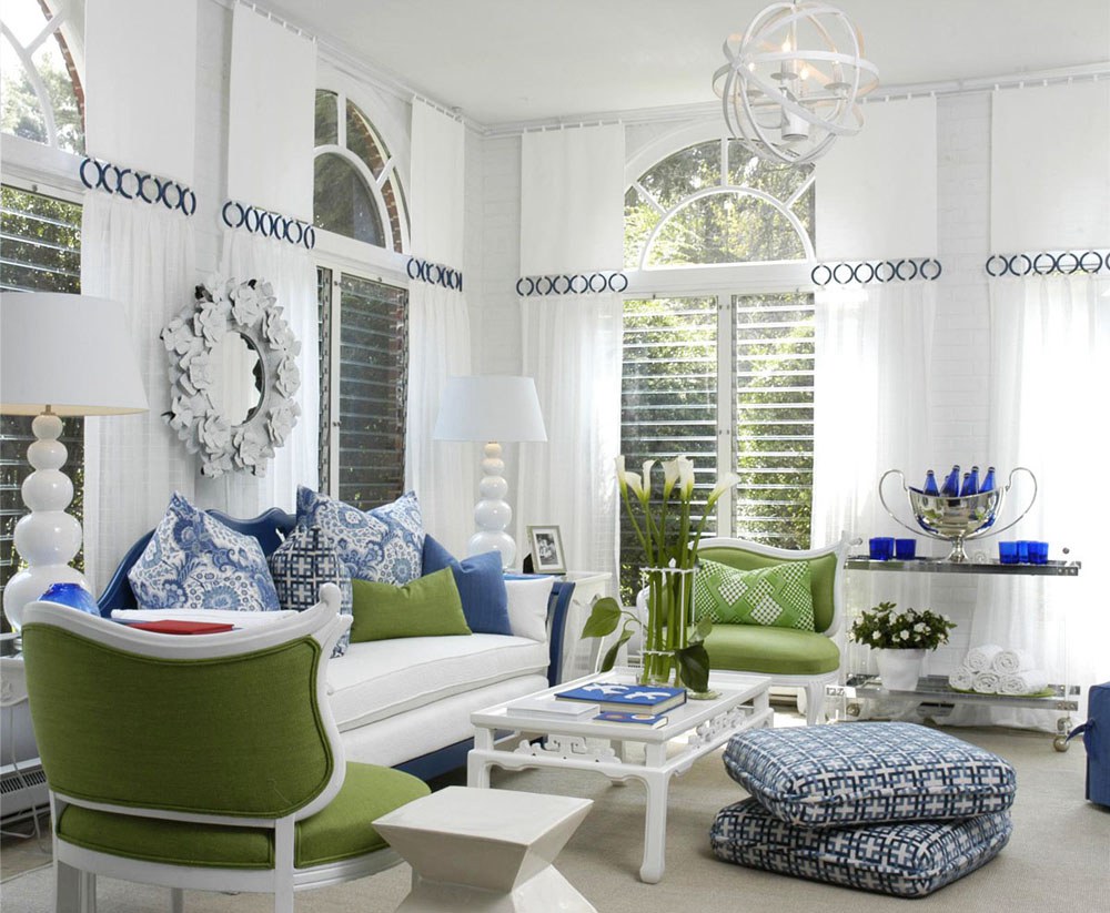 Decorating With The Blue and Green Color Combination