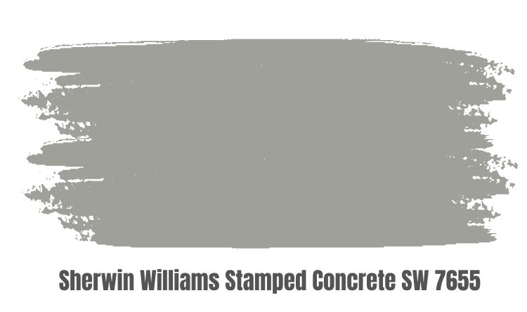 Sherwin Williams Stamped Concrete SW 7655 #A0A09A