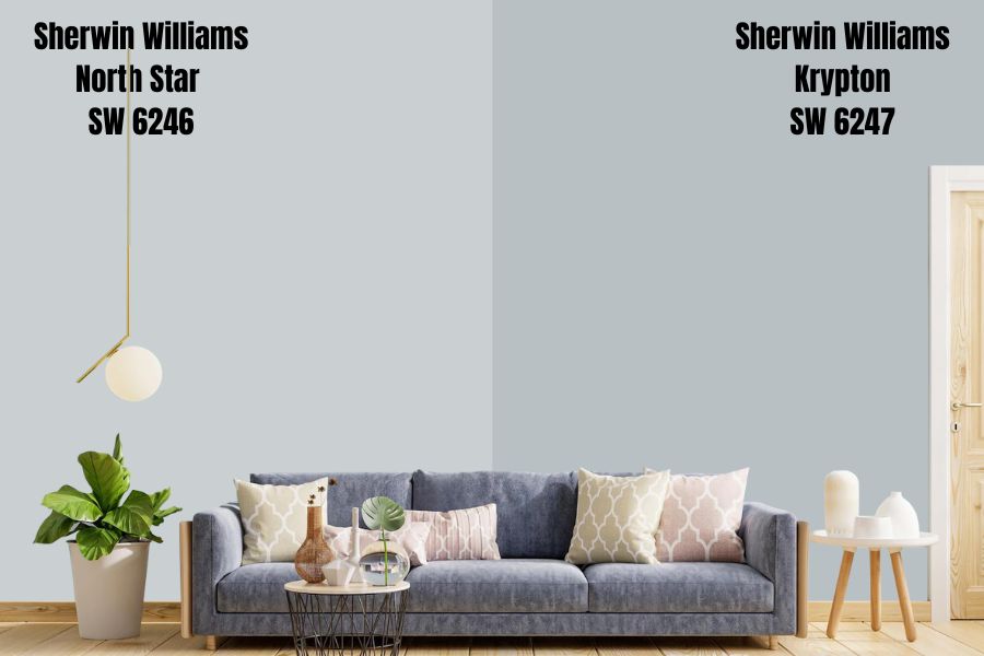 Sherwin Williams North Star Vs. Krypton (SW 6247)