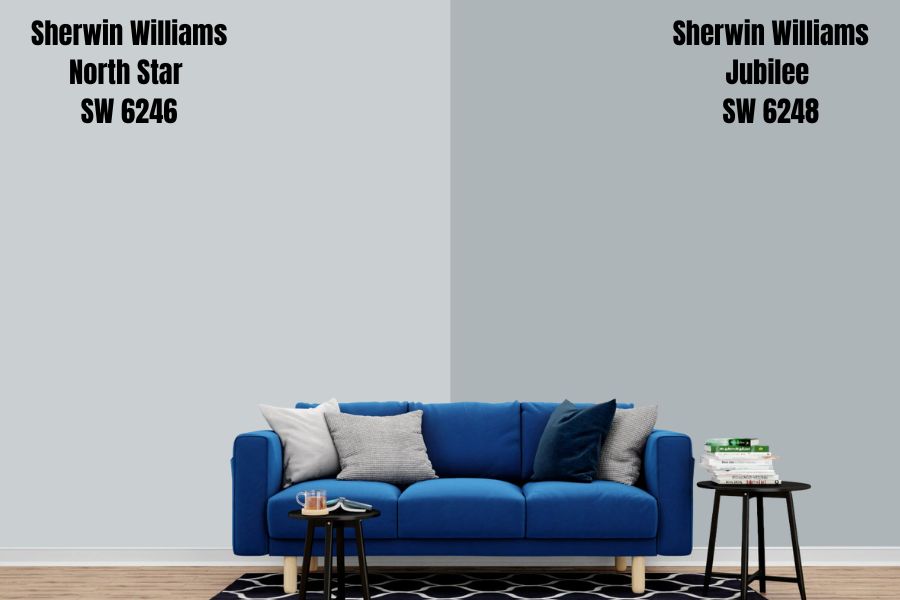Sherwin Williams North Star vs. Jubilee (SW 6248)