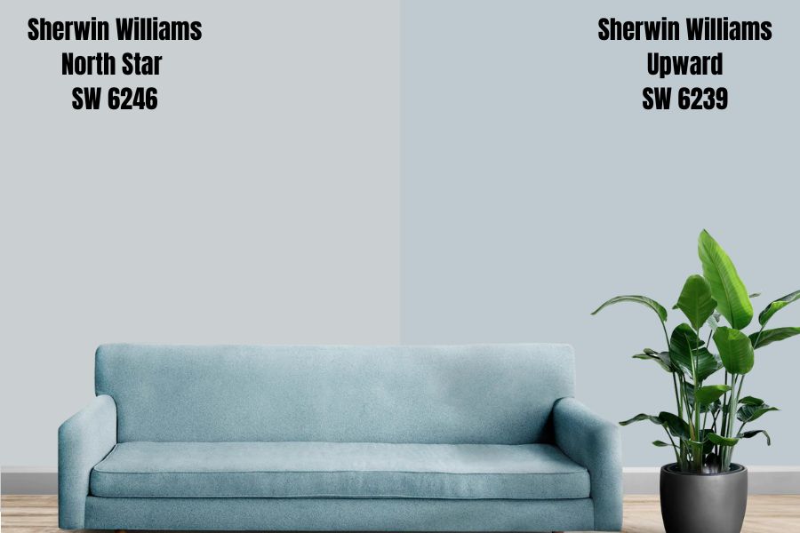 Sherwin Williams North Star vs. Upward (SW 6239)