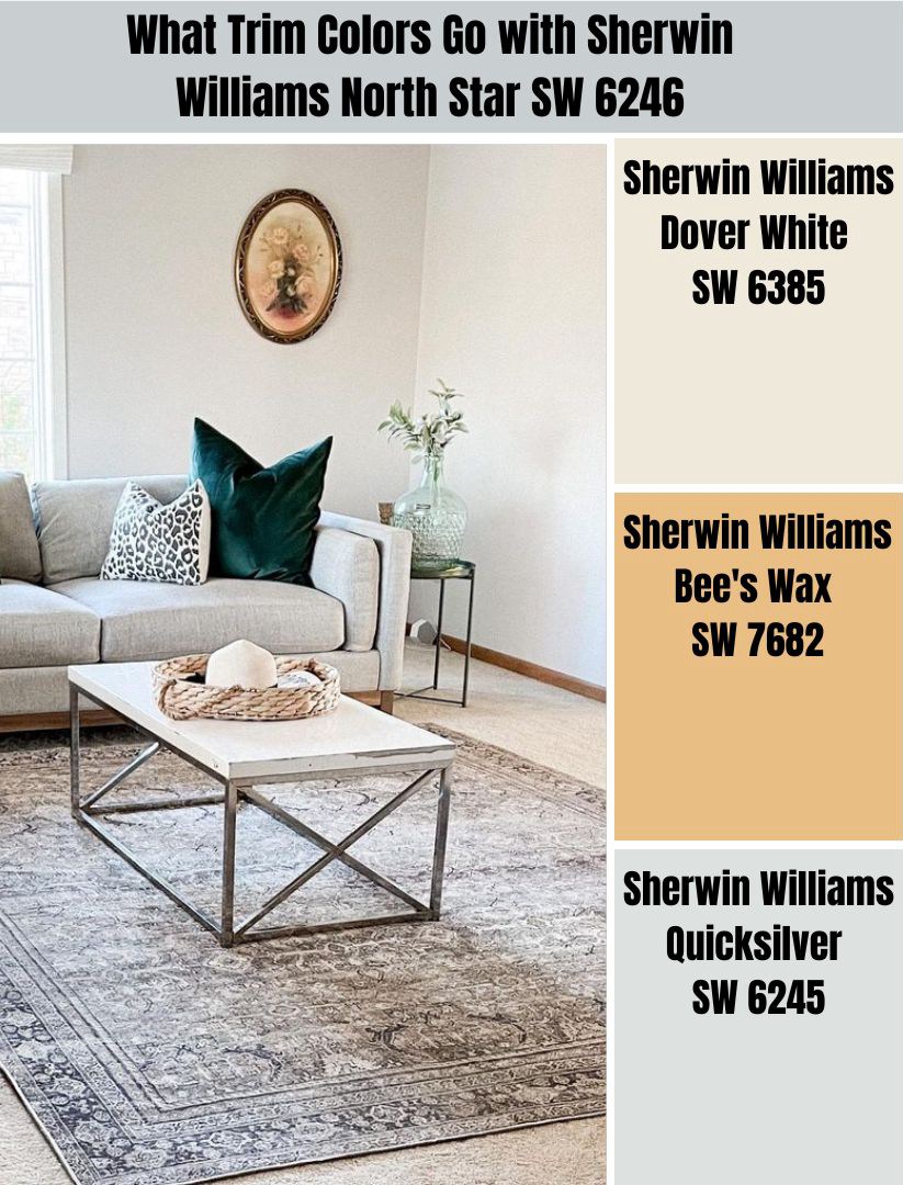 What Trim Colors Go with Sherwin Williams North Star SW 6246