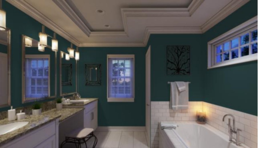 Sherwin Williams Cascades Bathroom01