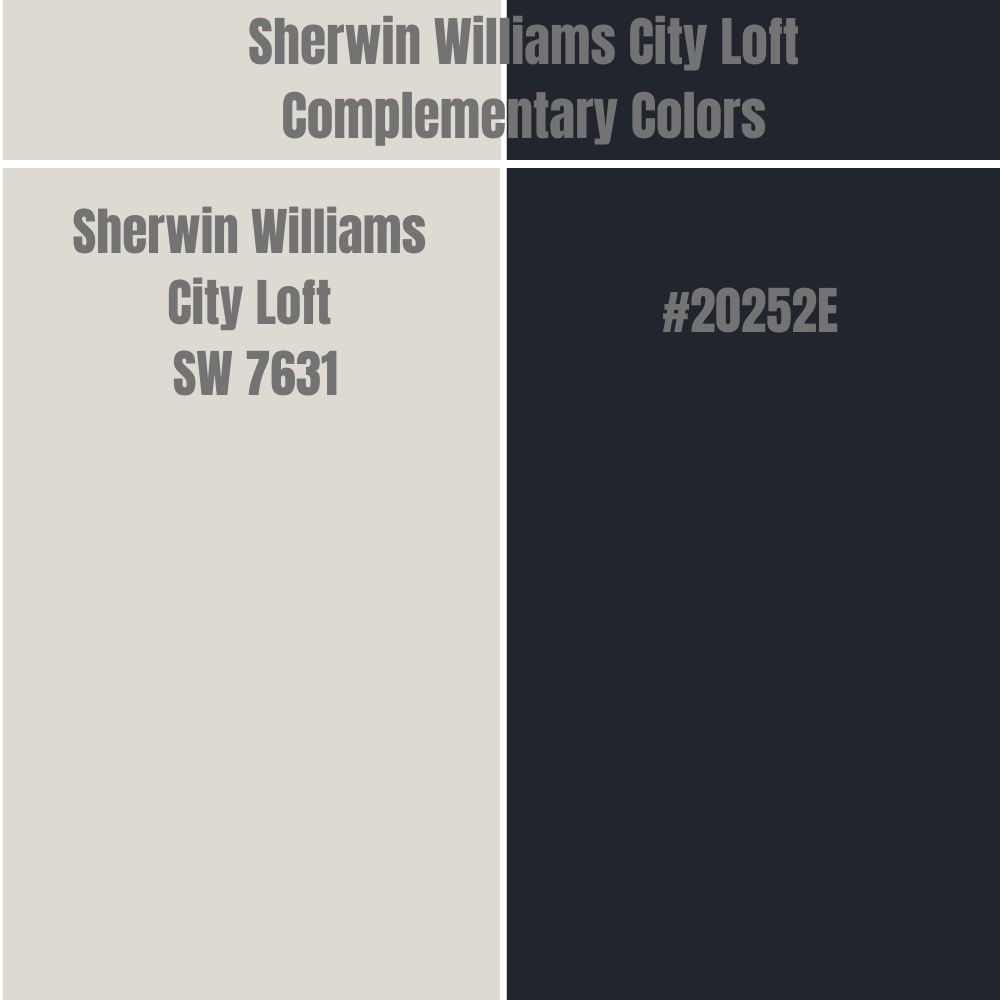 Sherwin Williams City Loft Complementary Colors