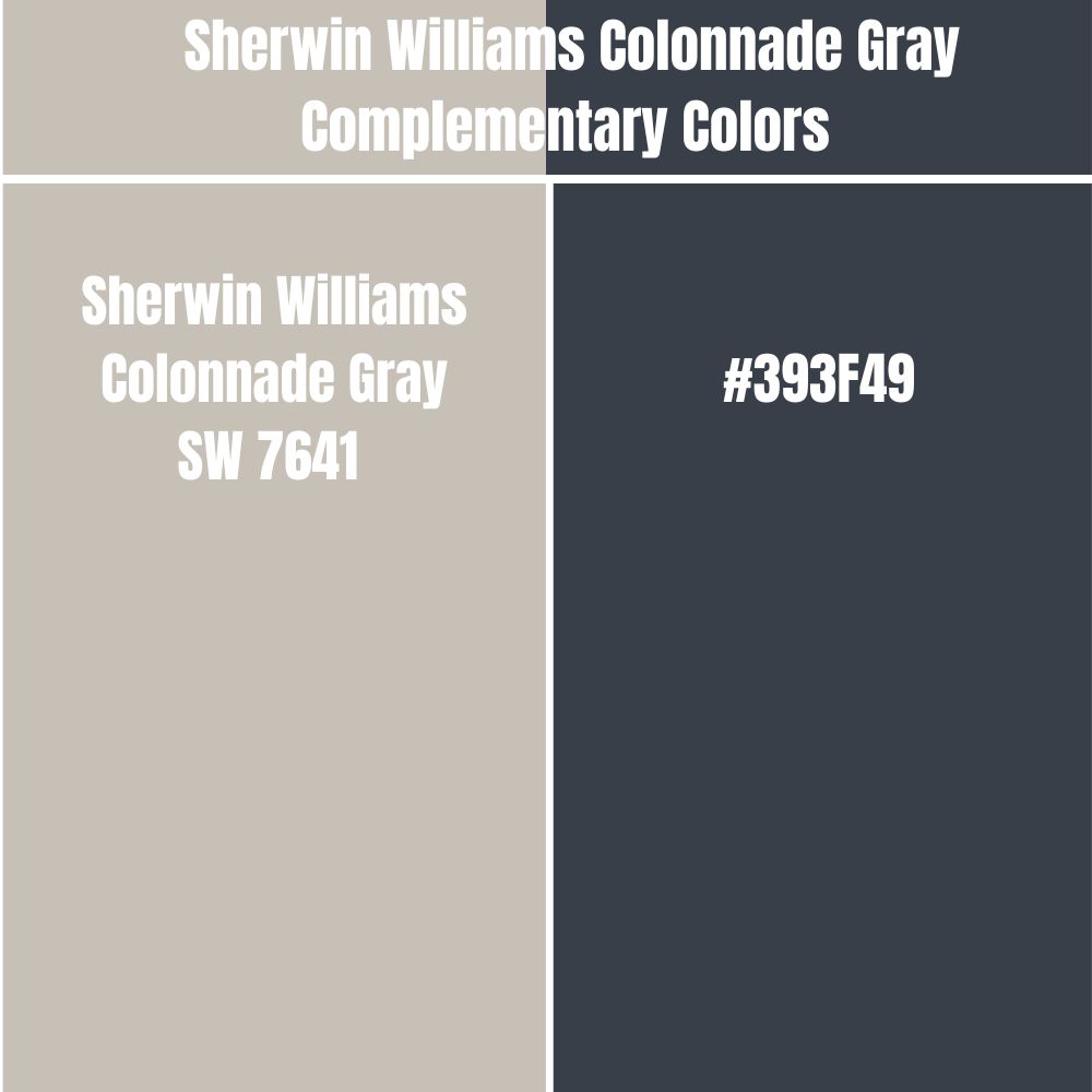Sherwin Williams Colonnade Gray Complementary Colors