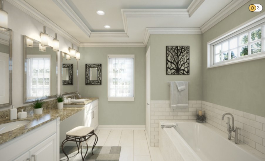 Sherwin Williams Contented Bathroom03