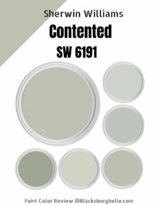 Sherwin Williams Contented (SW 6191) Paint Color Review