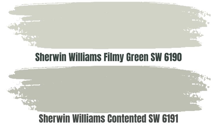 Sherwin Williams Filmy Green SW 6190