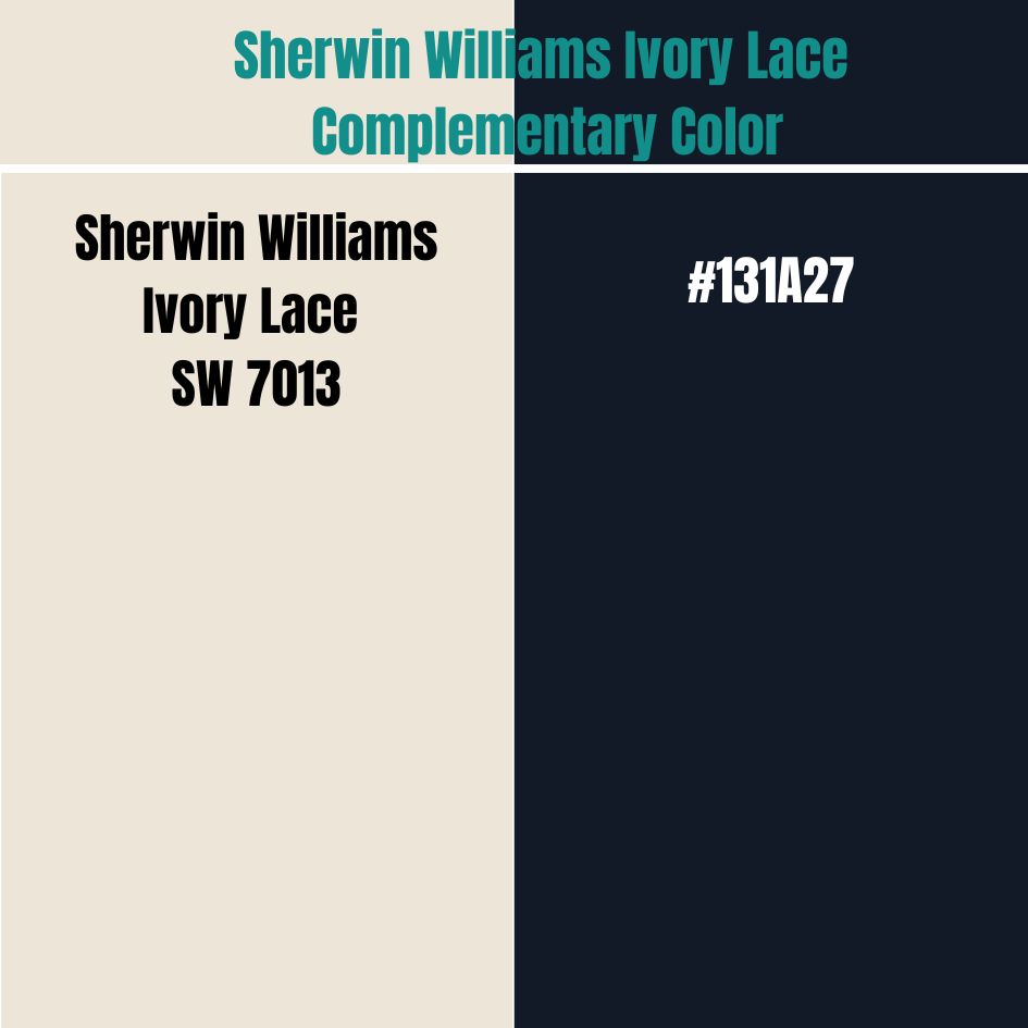 Sherwin Williams Ivory Lace Complementary Color