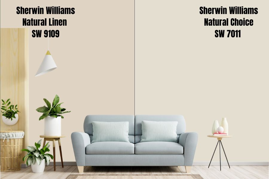 Sherwin Williams Natural Linen vs. Natural Choice SW 7011