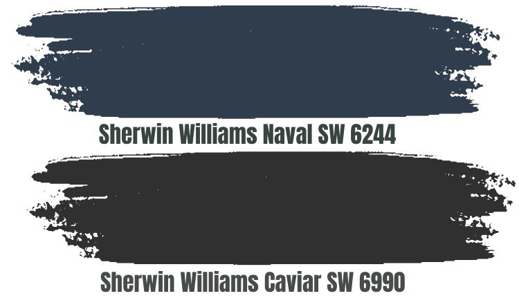 Sherwin Williams Naval SW 6244