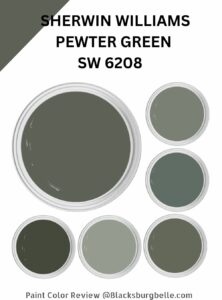 Sherwin Williams Pewter Green (SW 6208) Paint Color Review & Pics