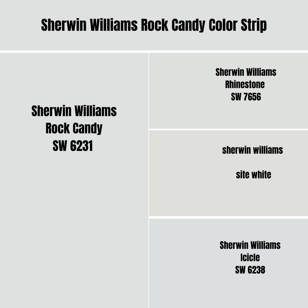 Sherwin Williams Rock Candy Color Strip
