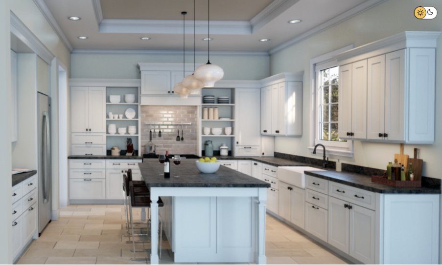 Sherwin Williams Rock Candy Kitchen 3