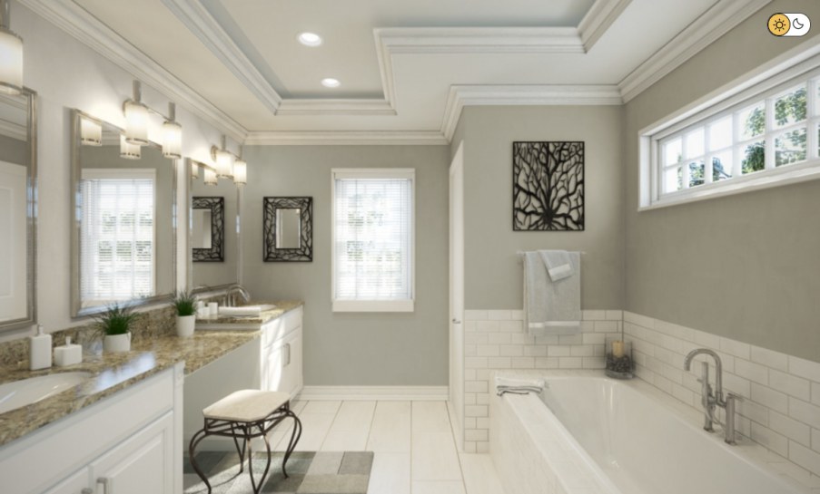 Sherwin Williams Sensible Hue Bathroom03