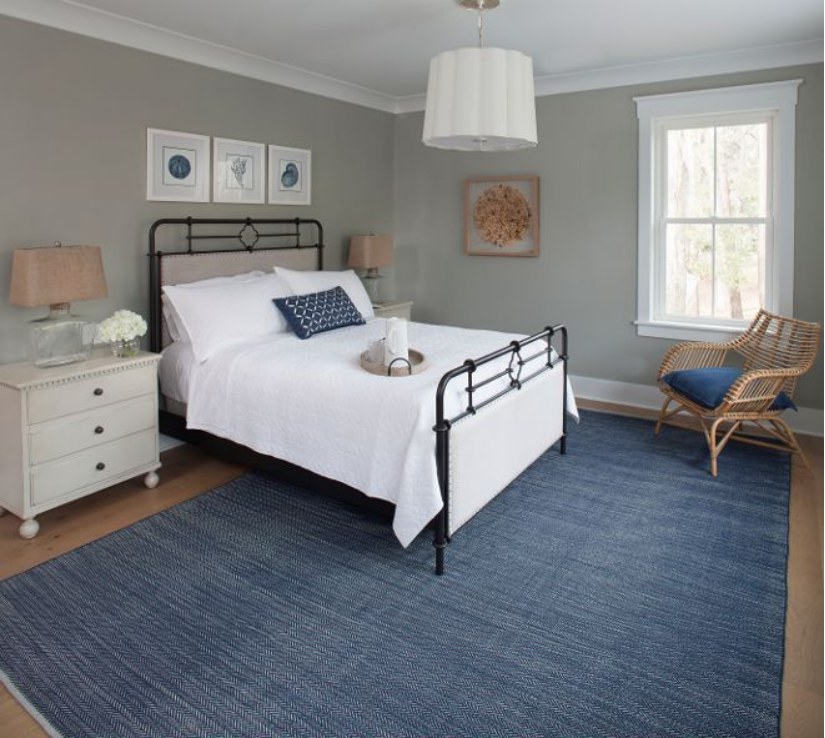 Sherwin Williams Sensible Hue Bedroom01