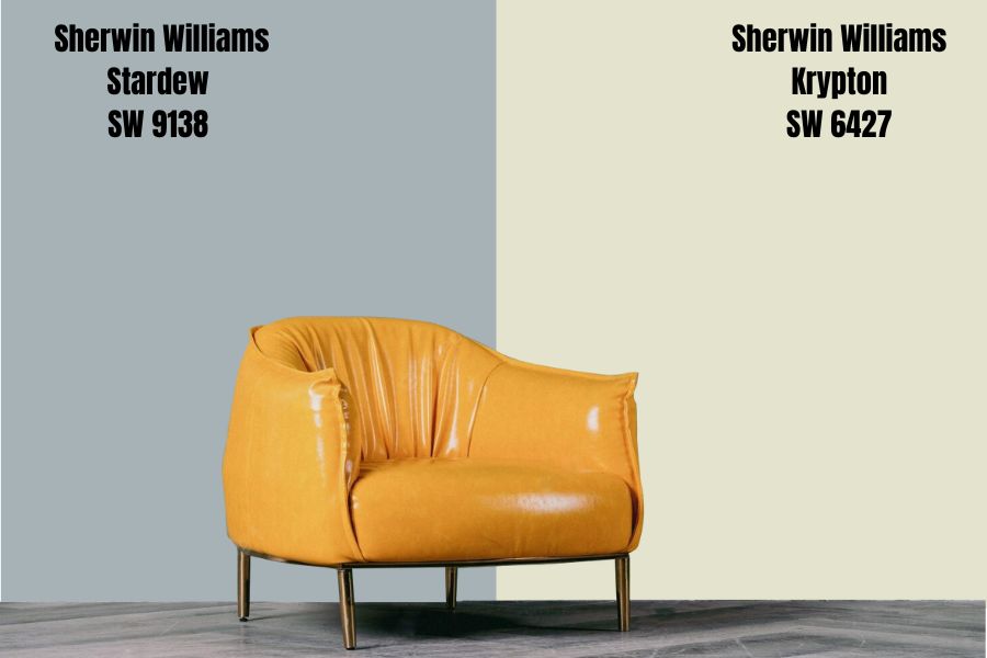 Sherwin Williams Stardew vs. Krypton SW 6427