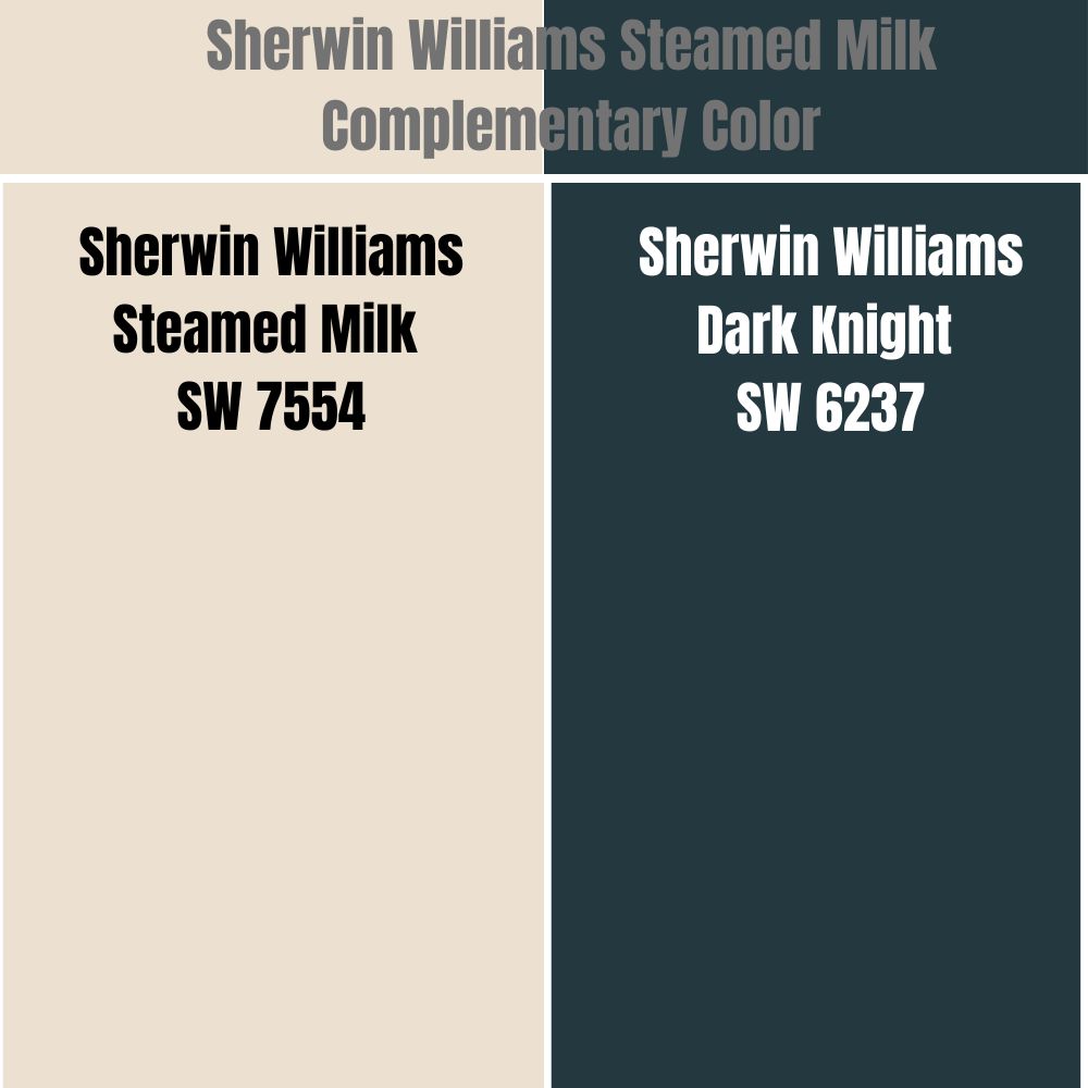 Sherwin Williams Steamed Milk Complementary Color