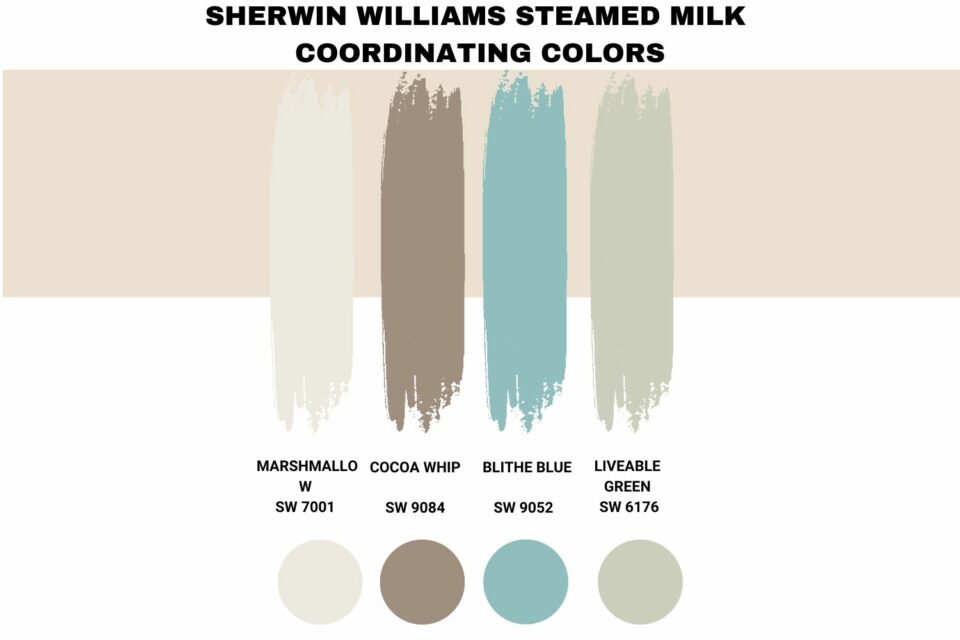 Sherwin Williams Steamed Milk (Palette, Coordinating & Inspirations)