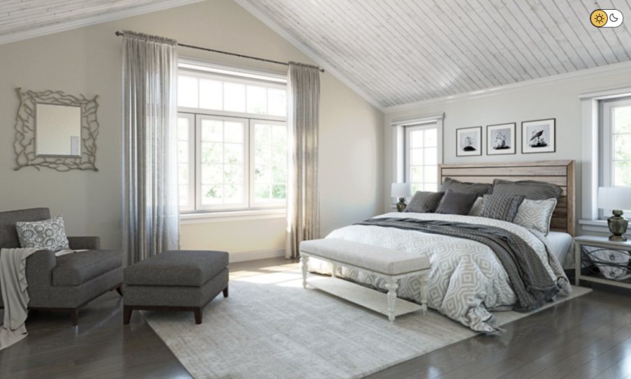 Sherwin Williams Toque White Bedroom 2