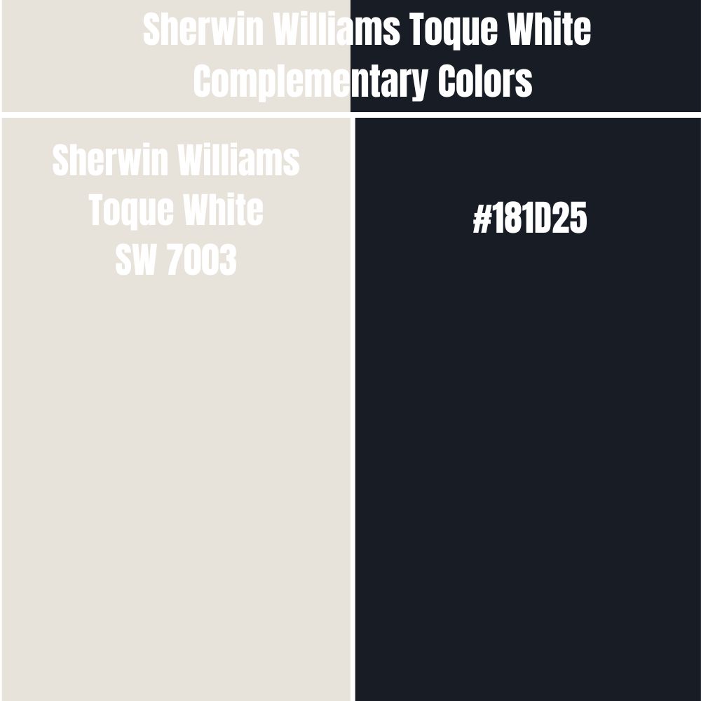 Sherwin Williams Toque White Complementary Colors