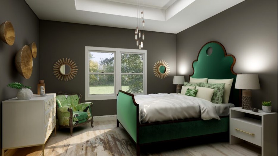 Sherwin Williams Urbane Bronze Bedroom03