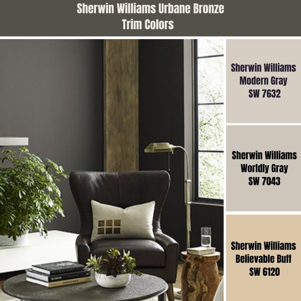 Sherwin Williams Urbane Bronze Trim Colors