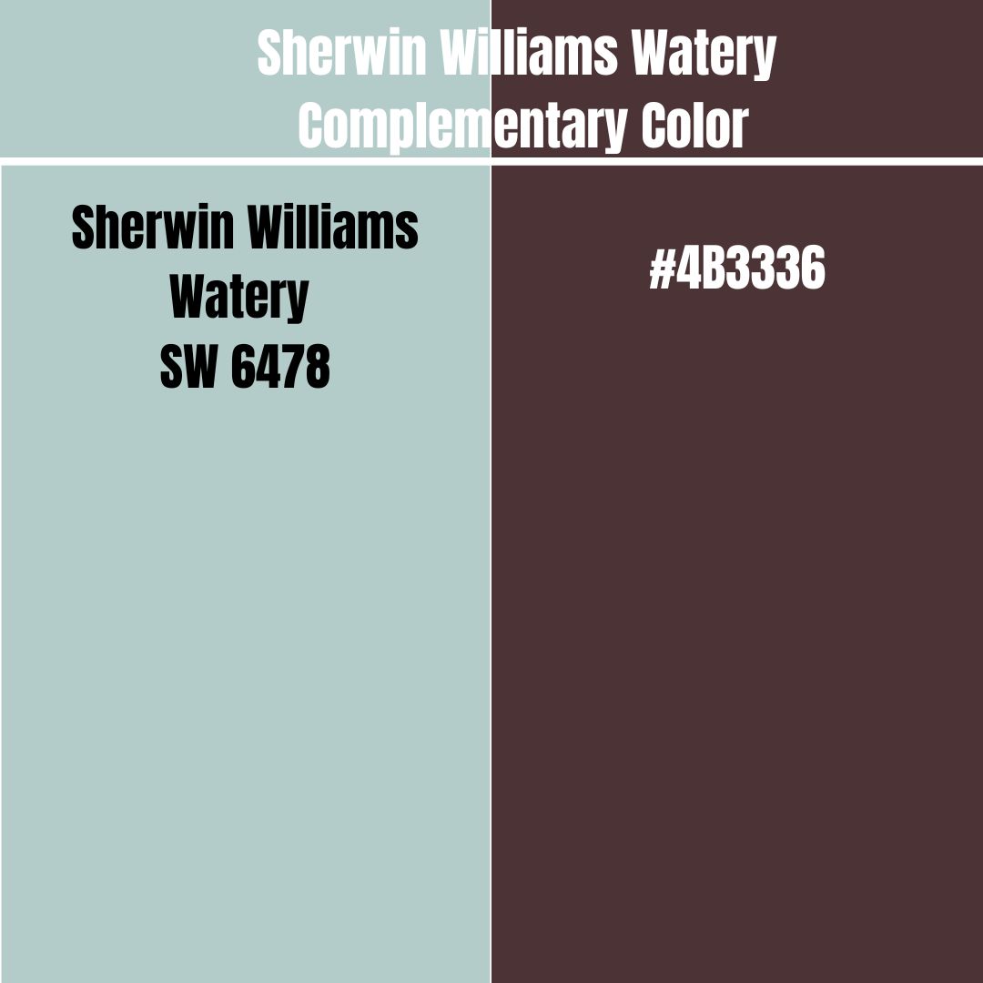 Sherwin Williams Watery Complementary Color