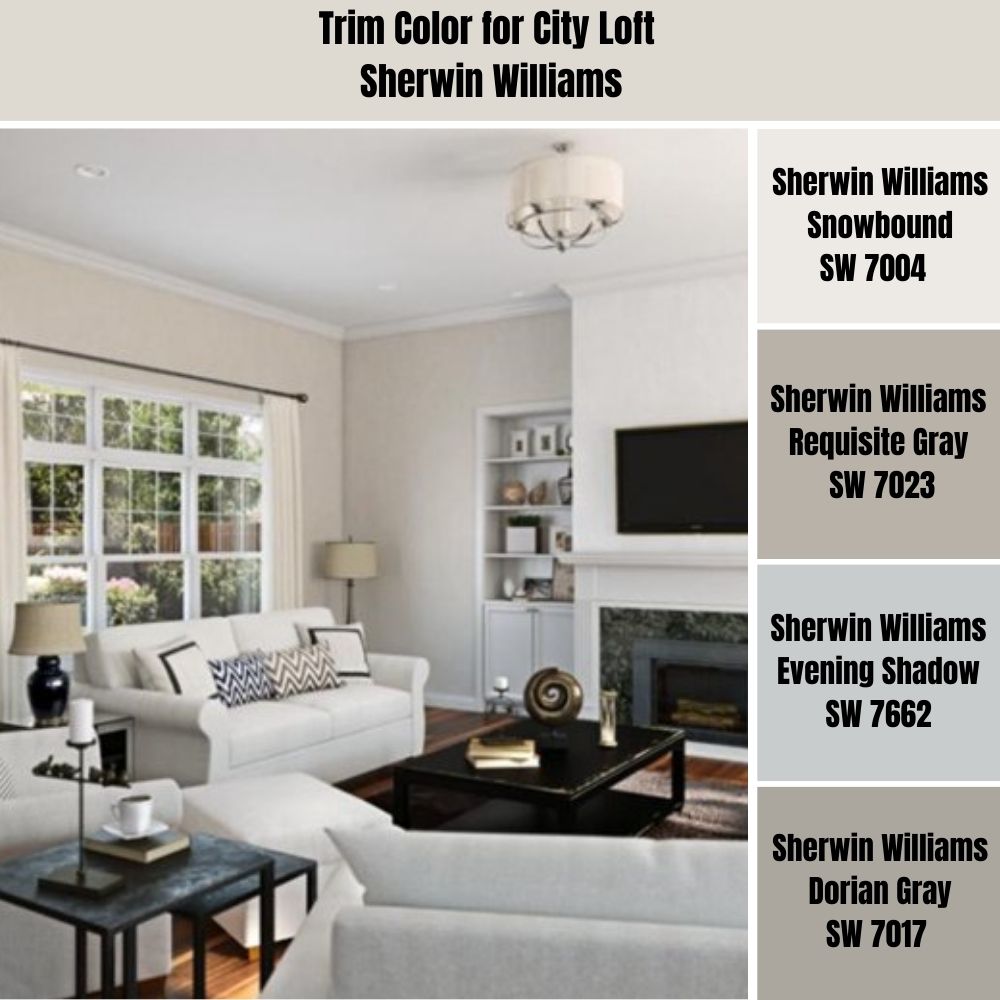 Trim Color for City Loft Sherwin Williams