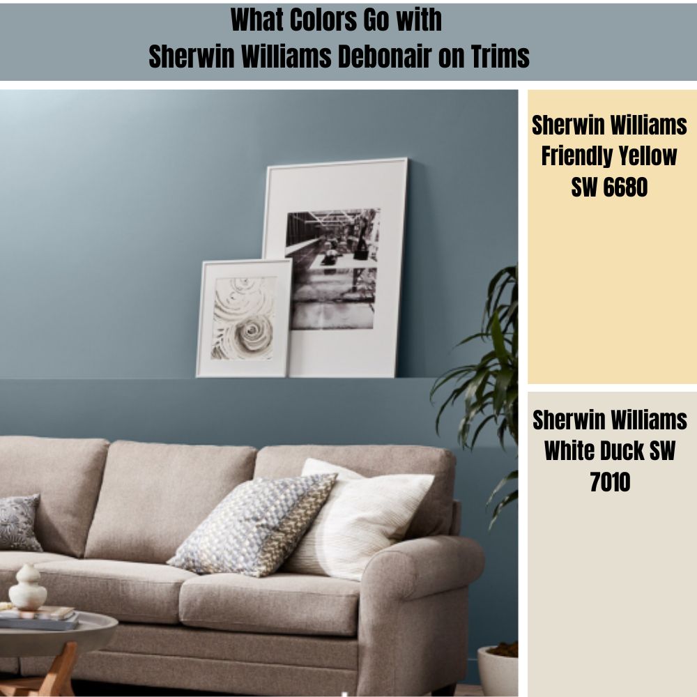What Colors Go with Sherwin Williams Debonair on Trims