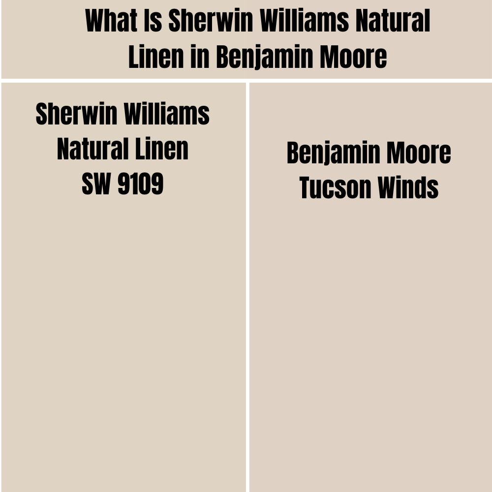 What Is Sherwin Williams Natural Linen in Benjamin Moore