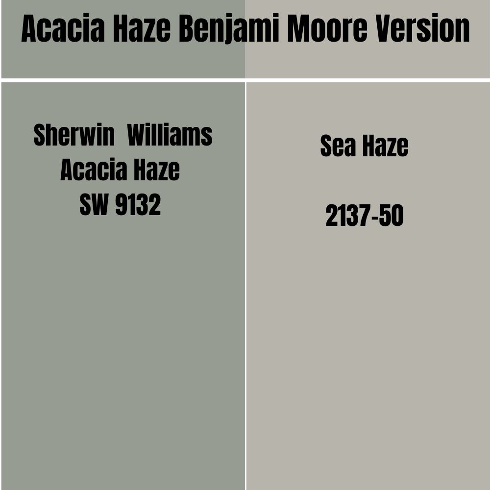 Acacia Haze Benjamin Moore Version