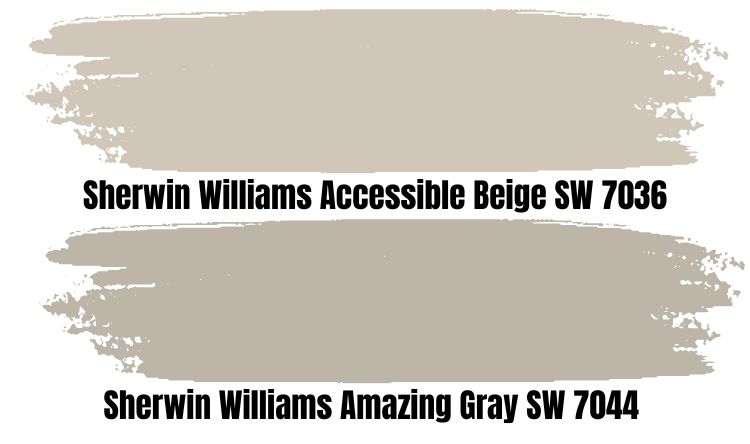 Accessible Beige vs. Amazing Gray