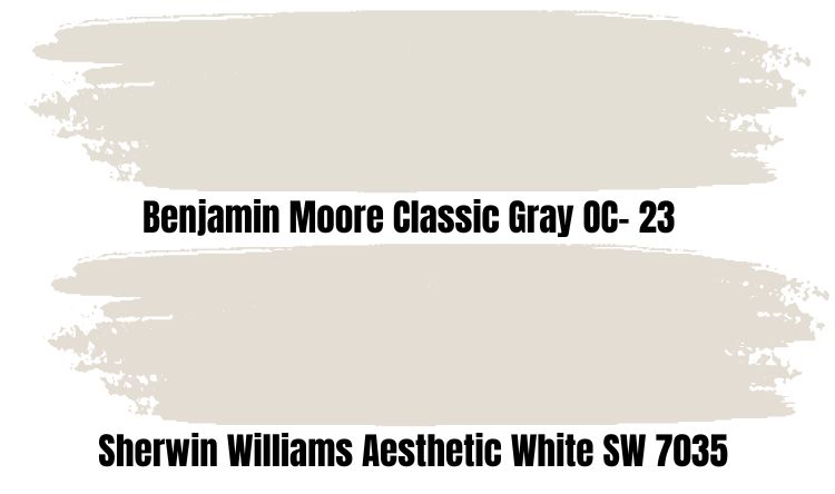 Benjamin Moore Classic Gray OC- 23 