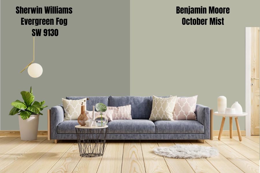 Benjamin Moore October Mist