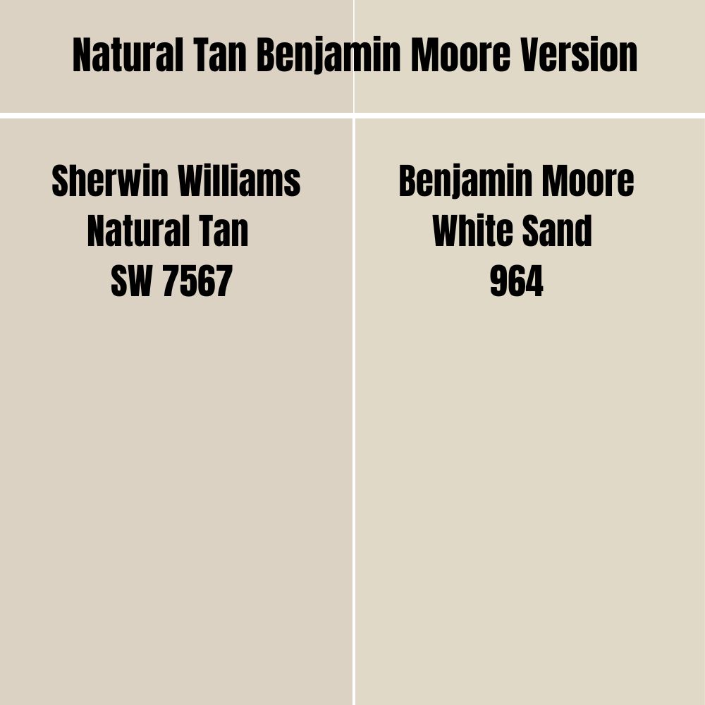 Benjamin Moore White Sand 964