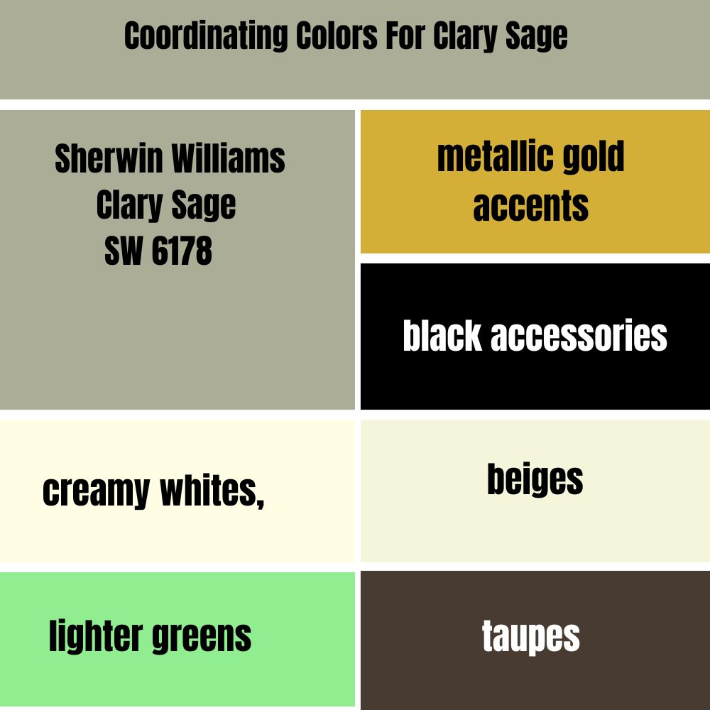 Coordinating Colors For Clary Sage